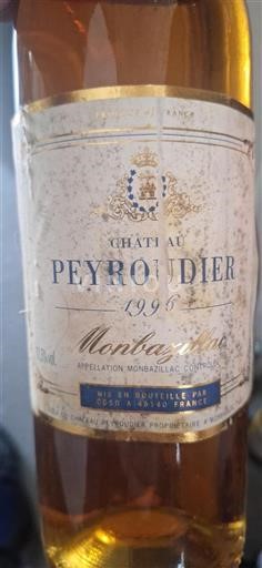 Sudoeste Monbazillac Château Peyroudier 1996