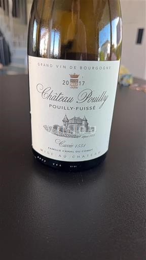 Borgoña Pouilly-fuissé Château Pouilly 1551 2017
