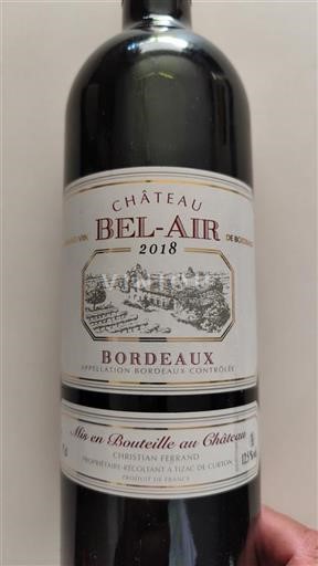 Bordeaux Château Bel-Air 2018