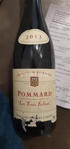 Burgundija Pommard Domaine Michel Lahaye Les Trois Follots 2013