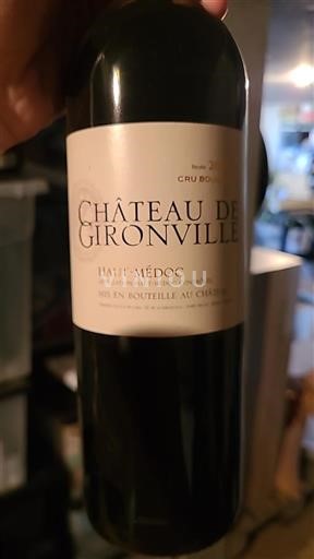 Bordeaux Haut-Médoc Cru Bourgeois Château Gironville 2018