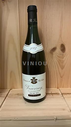 Vallée de la Loire Vouvray Domaine Clos Naudin Foreau 2007