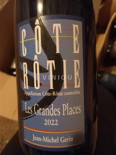 Rhônedalen Côte-rôtie Jean Michel Gerin Les Grandes Places 2022