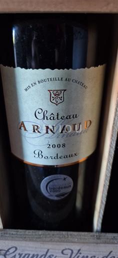 Bordeaux Château Arnaud 2008