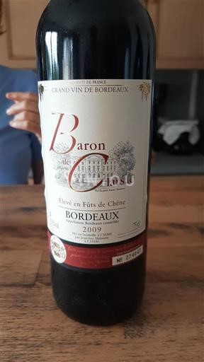 Bordeaux Baron de Clarsac 2009