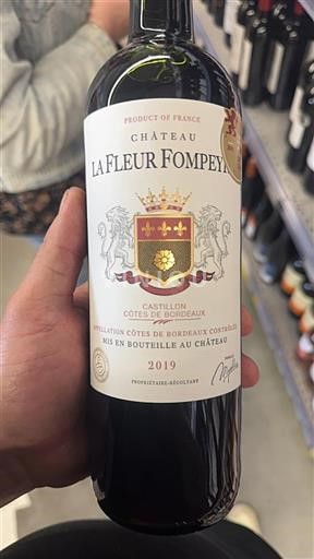Bordeaux Castillon-côtes-de-bordeaux Château La Fleur Fompey 2019