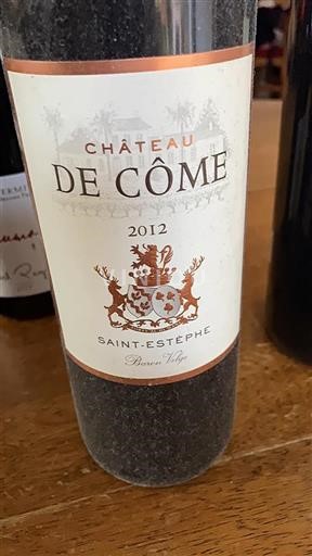 Bordeaux Saint-Estèphe Château Côme 2012
