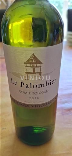 Vin Blanc sec Le Palombier Georges Vigouroux 2016 France Sud-Ouest Comté tolosan
