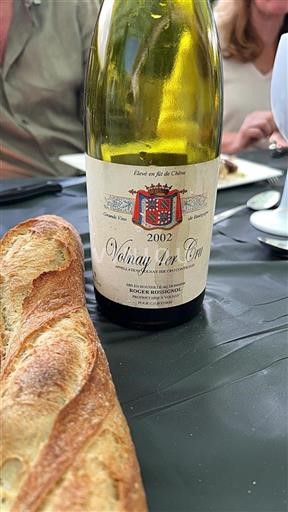 Bourgogne Ikke specificeret Premier Cru Roger Rossignol 2002