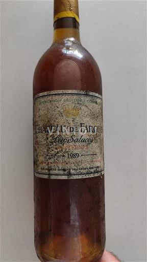 Burdeos Sauternes Château Fargues 1989