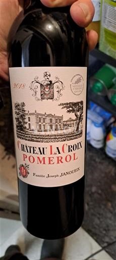 Bordeaux Pomerol Château La Croix 2018