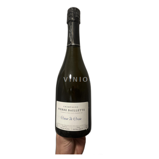 Vin Effervescent Rouge brut Cœur de Craie Pierre Baillette 2014 France Champagne
