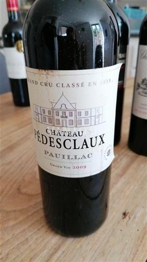 Bordeaux Pauillac Grand Cru Château Pédesclaux Grand Vin 2009