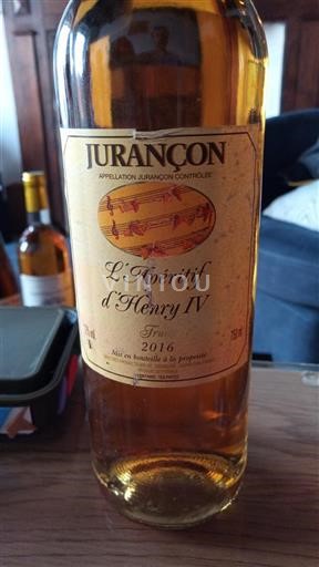 Südwestfrankreich Jurançon Cave des Producteurs de Jurançon L'Apéritif d'Henry IV 2016