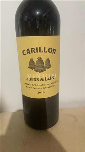 Bordeaux Saint-Émilion Grand Cru Carillon Angélus 2018