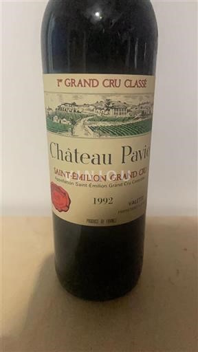 Bordeaux Saint-Émilion Grand Cru Grand Cru Château Pavie 1992