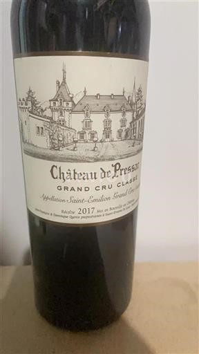 Bordeaux Saint-Émilion Grand Cru Grand Cru Château Pressac 2017