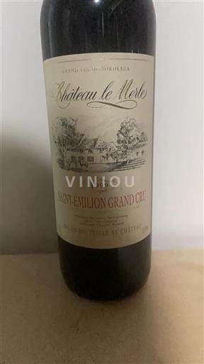 Bordeaux Saint-Émilion Grand Cru Grand Cru Château Le Merle 1999