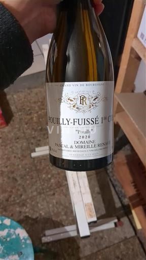 Burgundy Pouilly-Fuissé Premier Cru Domaine Pascal & Mireille Renaud Pouilly 2020