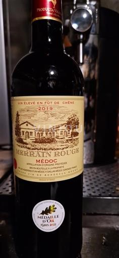 Bordeaux Médoc Les Vignerons Uni-Médoc Merrain Rouge 2019