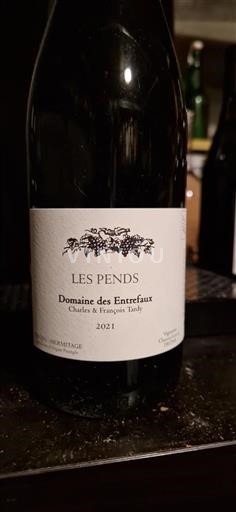Rhône Valley Crozes-Hermitage Domaine Des Entrefaux Les Pends 2021