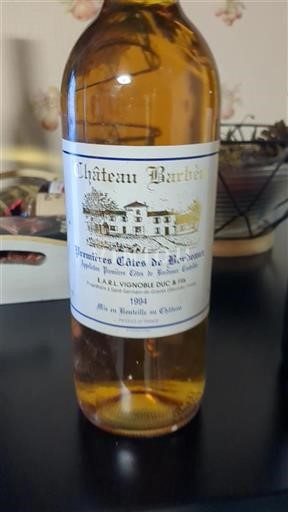 Bordeaux Premières-côtes-de-bordeaux Château Barbé 1994