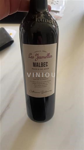 Languedoc og Roussillon Pays d'Oc Les Jamelles Malbec 2022