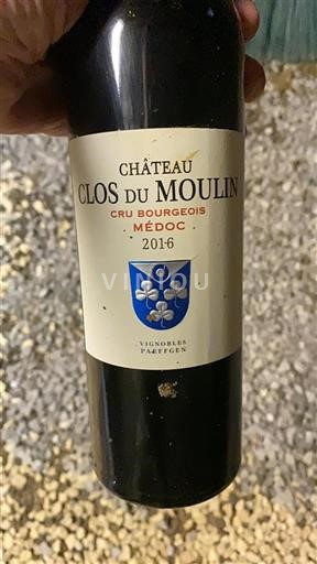 Bordeaux Médoc Cru Bourgeois Château Clos du Moulin 2016