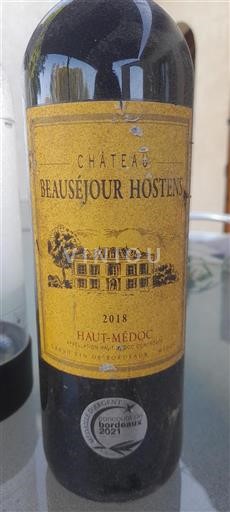 Bordeaux Haut-Médoc Château Beauséjour Hostens 2018