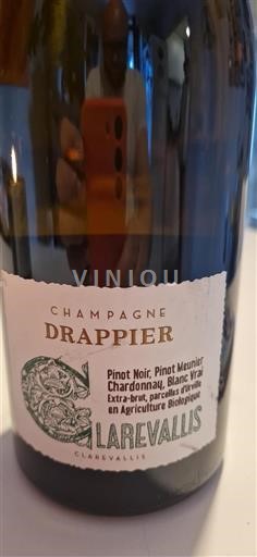 Champanhe Drappier Clarevallis Não Sazonado