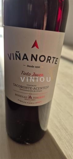 Canarische Eilanden Tacoronte-Acentejo Viña Norte Tinto Joven Niet-geïntegreerd