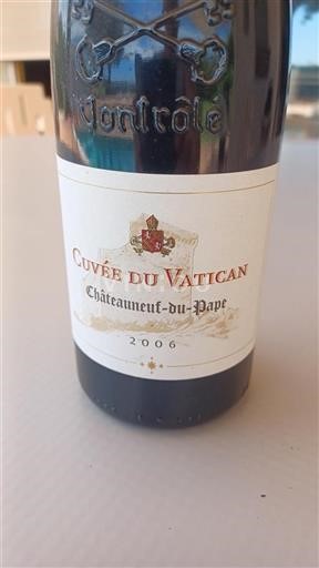 Valle del Rodano Châteauneuf-du-Pape Cuvée du Vatican 2006