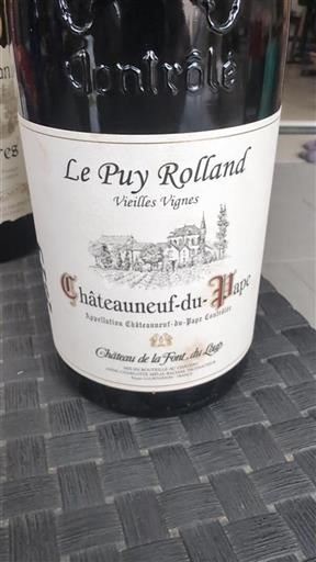Rhône Valley Châteauneuf-du-Pape Château La Font du Loup Le Puy Rolland Vieilles Vignes 2019
