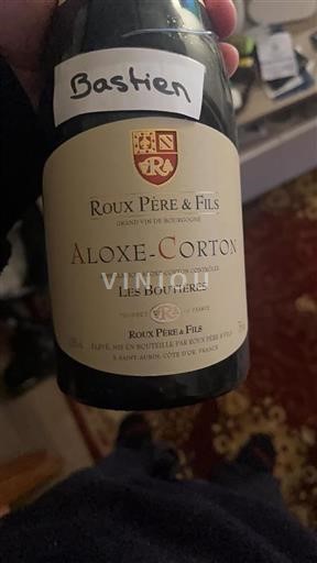 Burgundsko Aloxe-Corton Roux Père & Fils Les Boutières Neročník