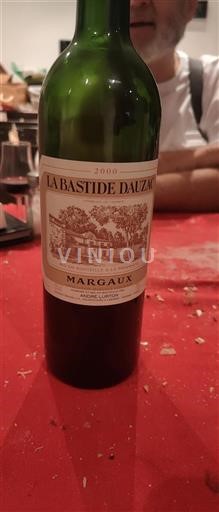 Bordeaux Margaux La Bastide Dauzac 2000