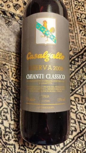 Toscana Chianti Classico Casalgallo Riserva 2008