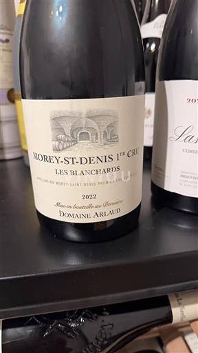 Vin Rouge sec Les Blanchards Domaine Arlaud 2022 France Bourgogne Morey-saint-denis Premier Cru