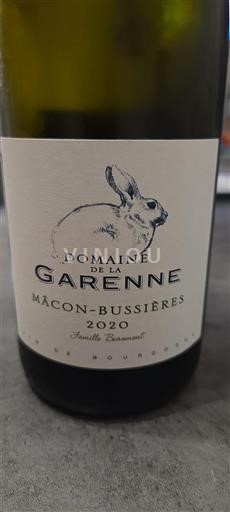 Burgundy Mâcon and Mâcon-Villages Domaine La Garenne 2020