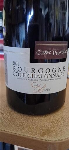 Bourgogne Bourgogne-côte-chalonnaise Cave de Bissey Prestige 2021