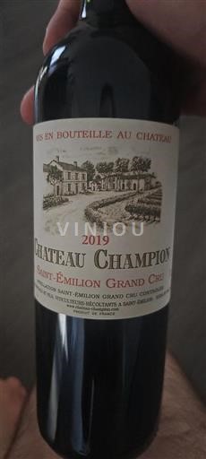 Bordeaux Saint-Émilion Grand Cru Château Champion 2019