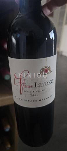 Bordeaux Saint-Émilion Grand Cru Grand Cru Laroze La Fleur Laroze 2020