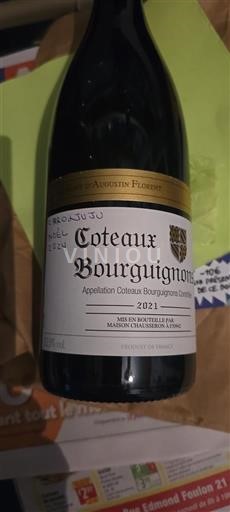 Burgundy Coteaux Bourguignons Maison Chaussebor 2021