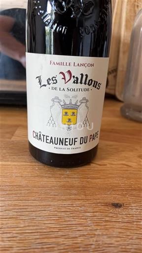 Vale do Ródano Châteauneuf-du-Pape Domaine La Solitude Les Vallons 2022