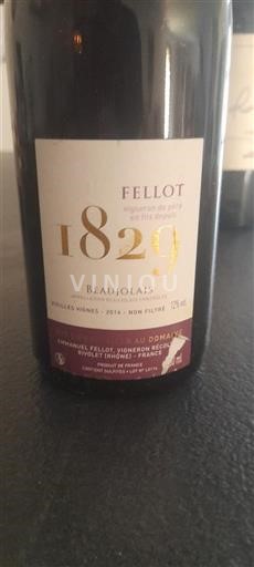 Beaujolais Fellot 1829 2014