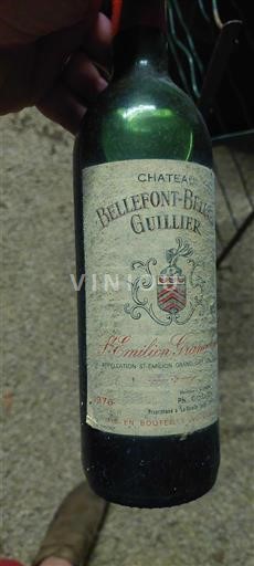 Bordeaux Saint-Émilion Grand Cru Grand Cru Bellefont-Belcier 1976