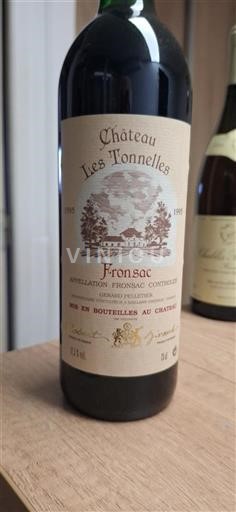 Bordeaux Fronsac Château Les Tonnelles 1995