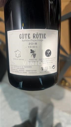 Údolí Rhôny Côte-rôtie Métairie Enomis 2018