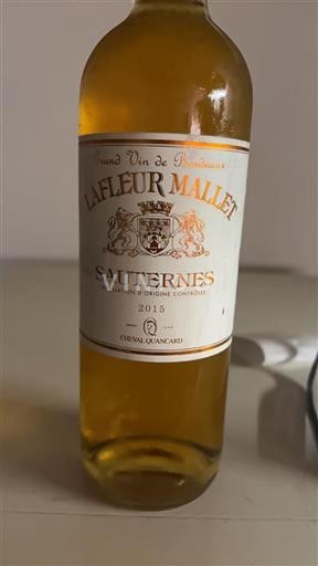 Bordeaux Sauternes Lafleur Mallet 2015