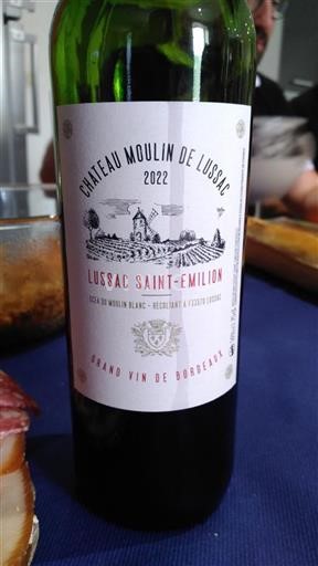 Bordeaux Lussac-saint-émilion Château Moulin de Lussac 2022