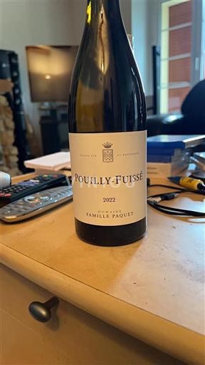 Bourgondië Pouilly-fuissé Famille Paquet 2022
